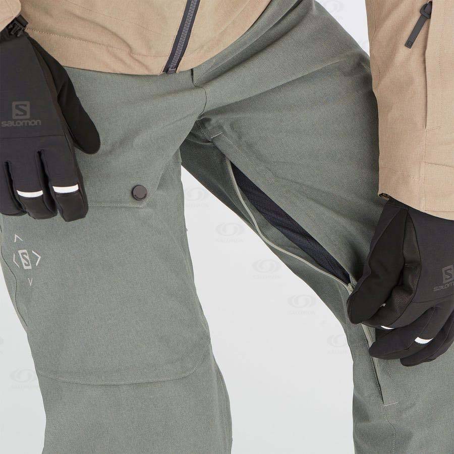 Pantalones De Esquí Salomon UNTRACKED Hombre Grises | MX-W1460