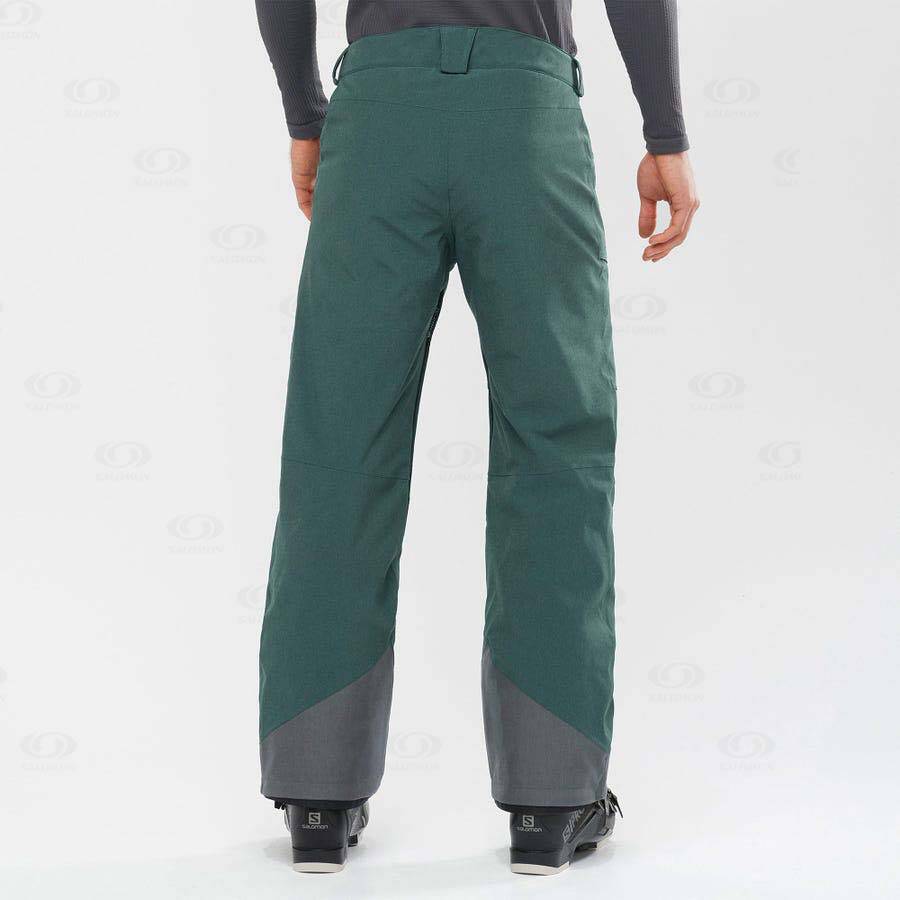 Pantalones De Esquí Salomon UNTRACKED Hombre Verde Oliva | MX-W2050