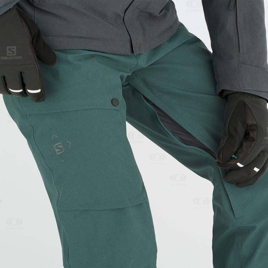 Pantalones De Esquí Salomon UNTRACKED Hombre Verde Oliva | MX-W2050