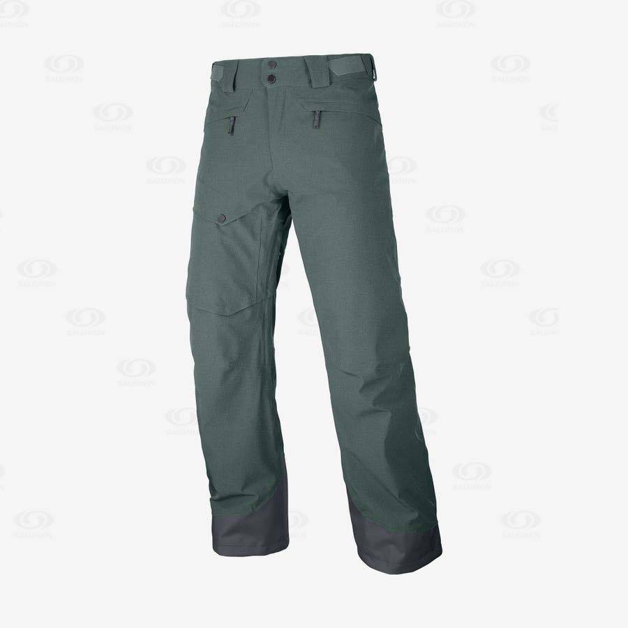 Pantalones De Esquí Salomon UNTRACKED Hombre Verde Oliva | MX-W2050