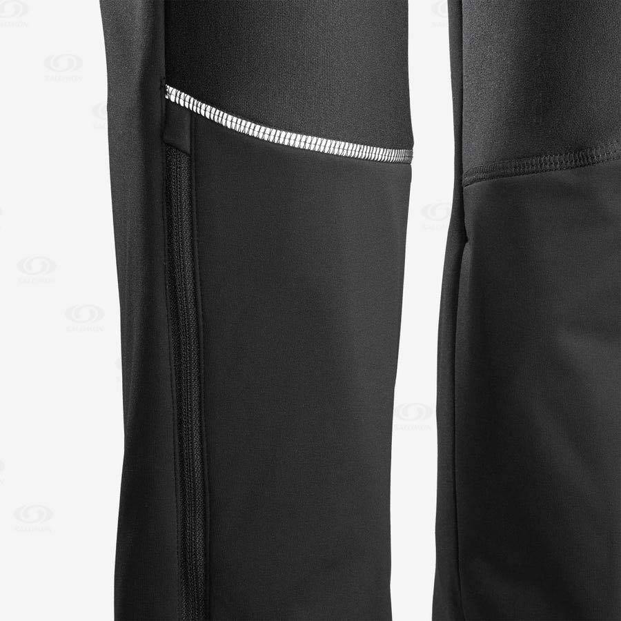 Pantalones Salomon AGILE WARM Mujer Negros | MX-A2165