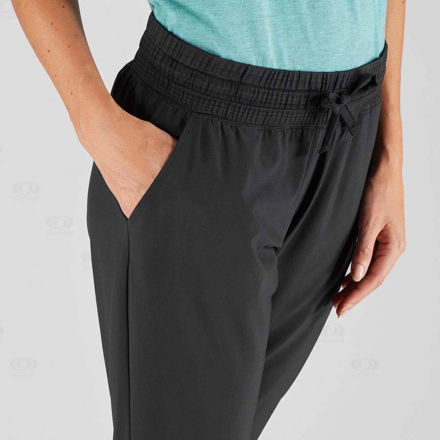 Pantalones Salomon ESSENTIAL LIGHT Mujer Negros | MX-M2532