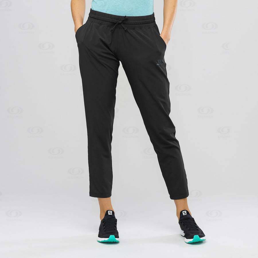 Pantalones Salomon ESSENTIAL LIGHT Mujer Negros | MX-M2532