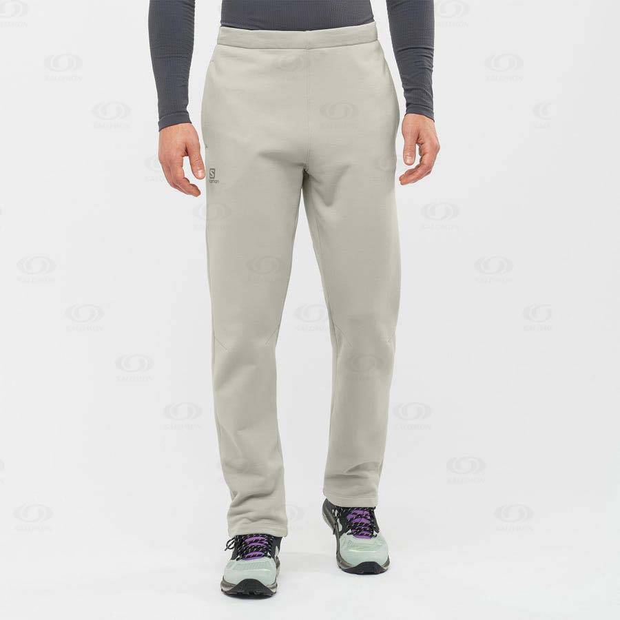 Pantalones Salomon ESSENTIAL WARM FLEECE Hombre Beige | MX-O1390