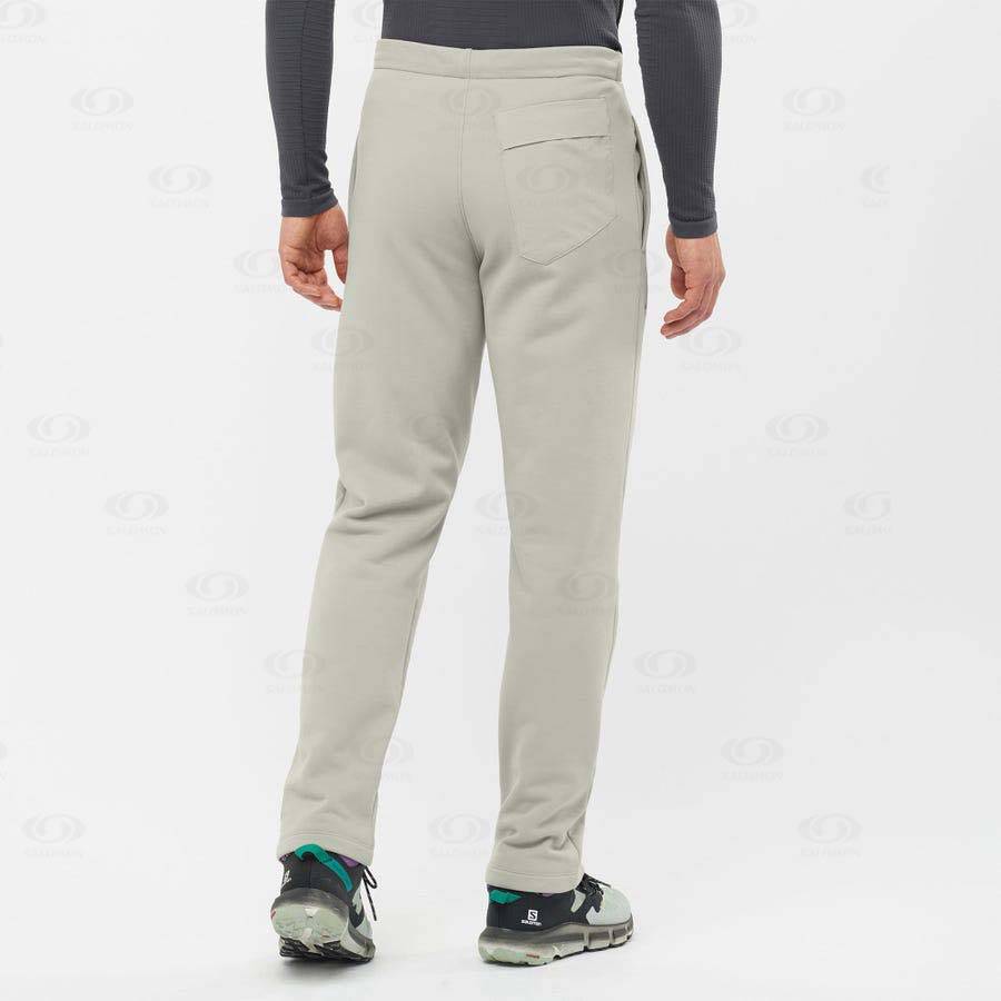 Pantalones Salomon ESSENTIAL WARM FLEECE Hombre Beige | MX-O1390