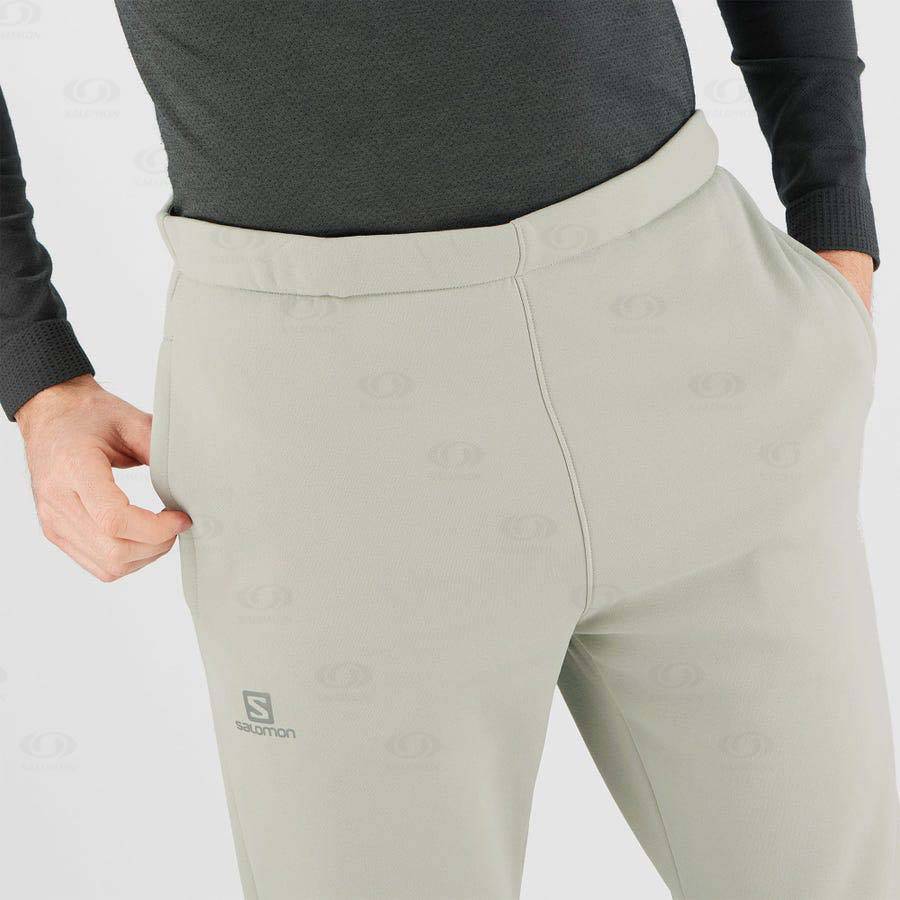 Pantalones Salomon ESSENTIAL WARM FLEECE Hombre Beige | MX-O1390