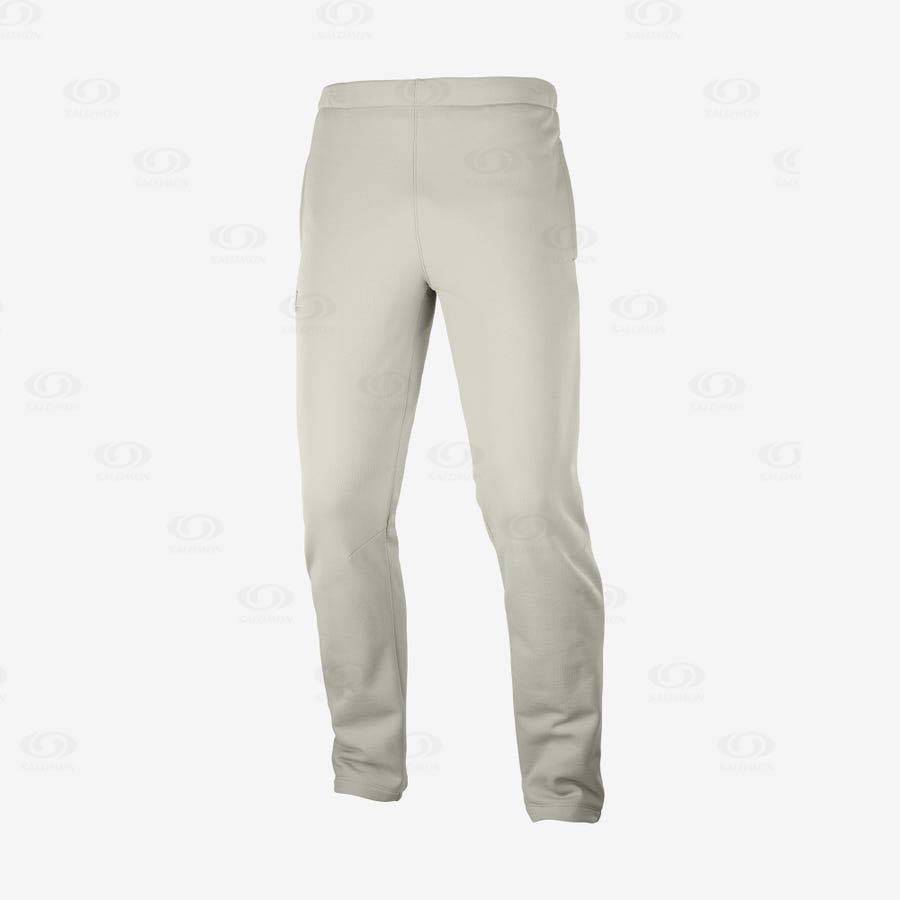 Pantalones Salomon ESSENTIAL WARM FLEECE Hombre Beige | MX-O1390