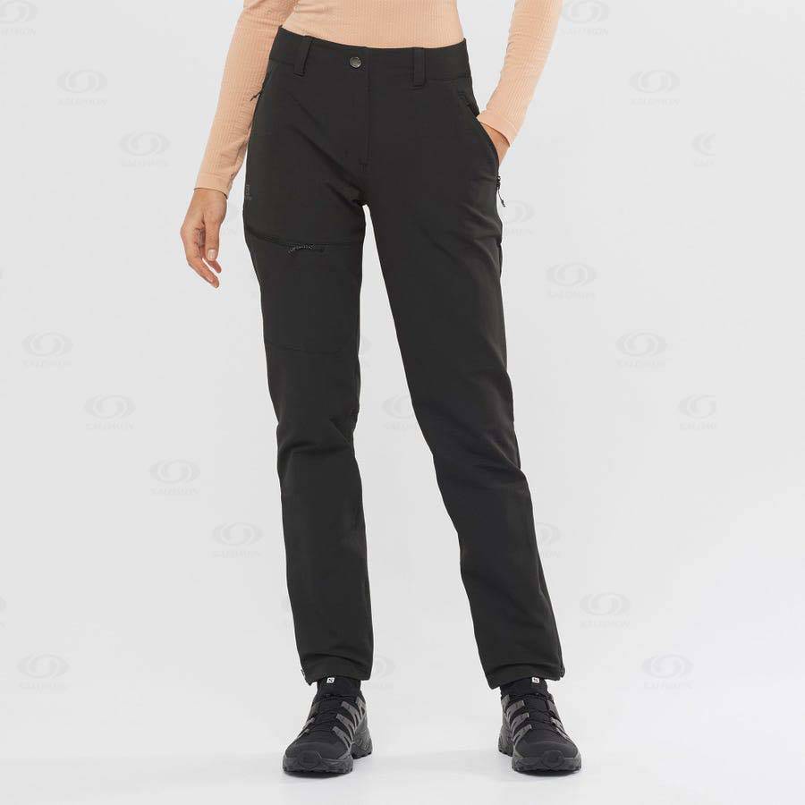 Pantalones Salomon OUTPEAK WARM Mujer Negros | MX-O1208