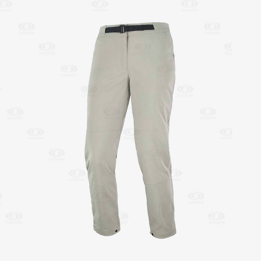 Pantalones Salomon OUTRACK Mujer Beige | MX-O1273