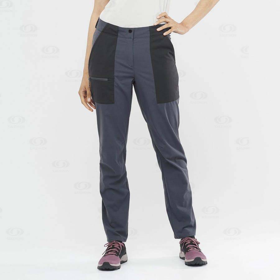 Pantalones Salomon OUTRACK Mujer Grises | MX-W2530