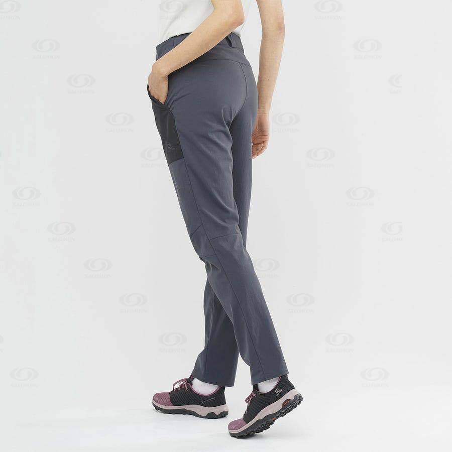 Pantalones Salomon OUTRACK Mujer Grises | MX-W2530