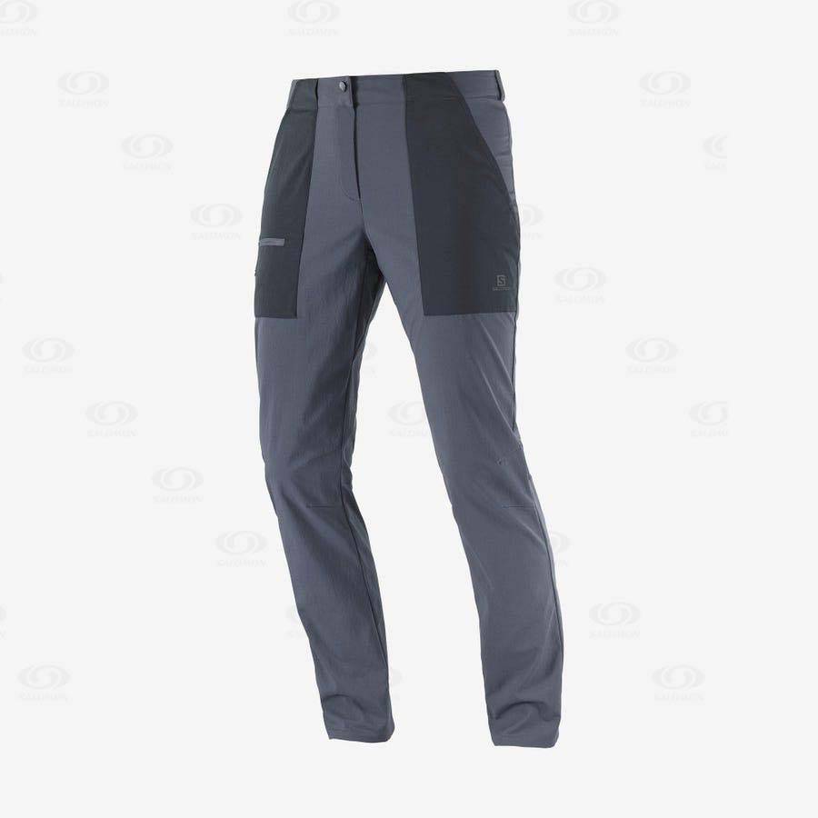 Pantalones Salomon OUTRACK Mujer Grises | MX-W2530