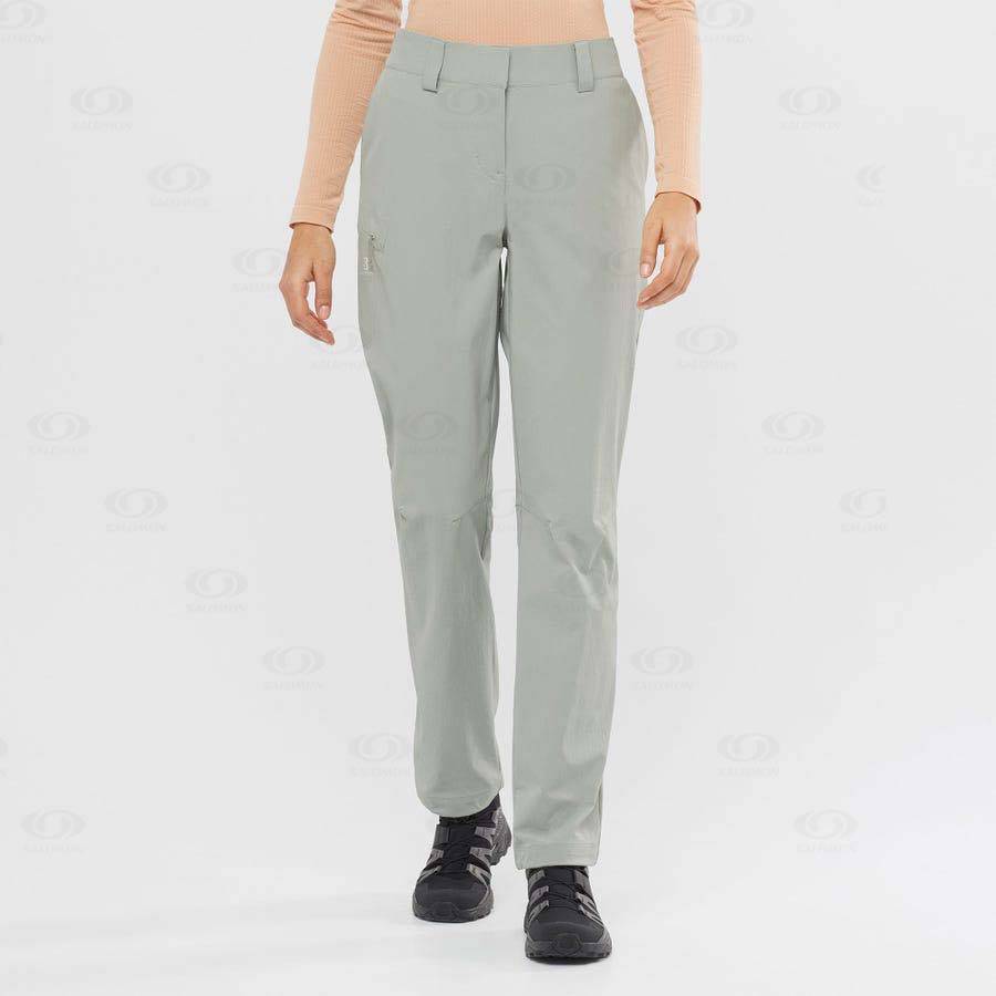 Pantalones Salomon WAYFARER Mujer Grises | MX-O1413