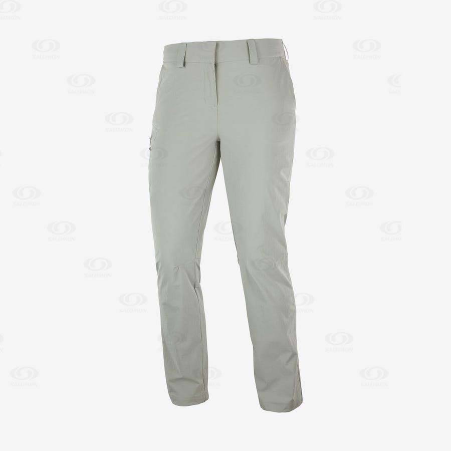 Pantalones Salomon WAYFARER Mujer Grises | MX-O1413