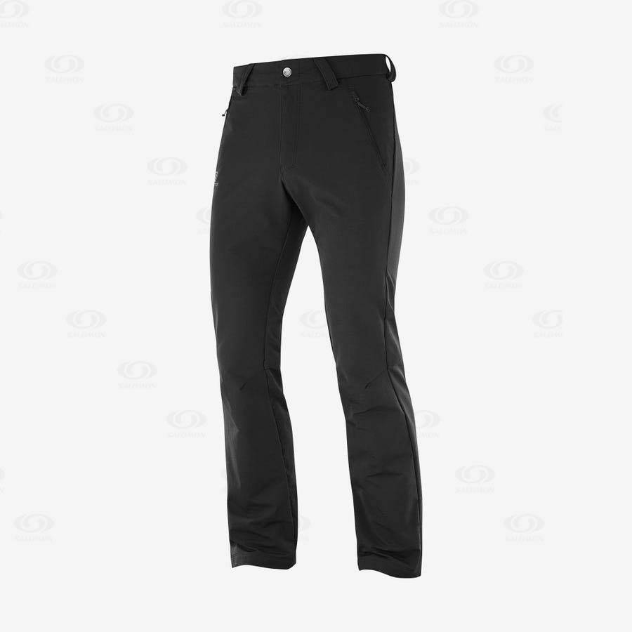 Pantalones Salomon WAYFARER WARM STRAIGHT Hombre Negros | MX-M2315