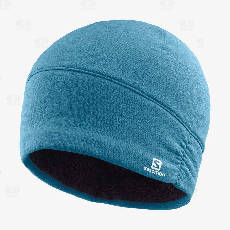 Sombreros Salomon ELEVATE WARM Mujer Azules | MX-S2108