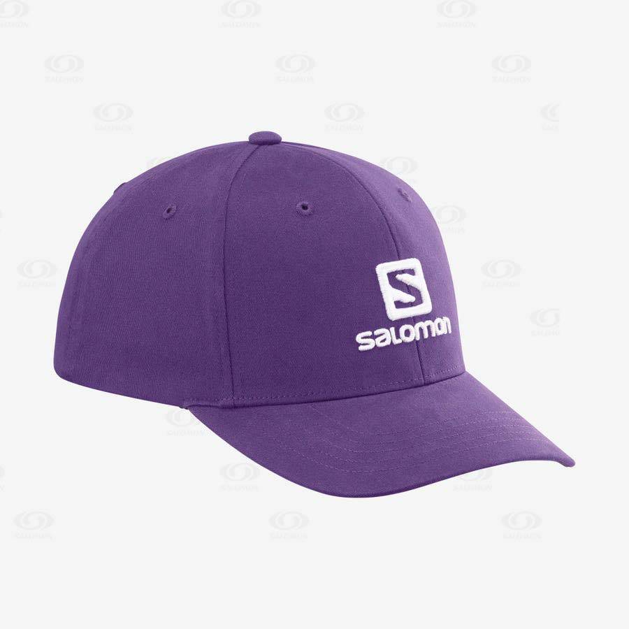 Sombreros Salomon LOGO Mujer Morados | MX-N2212