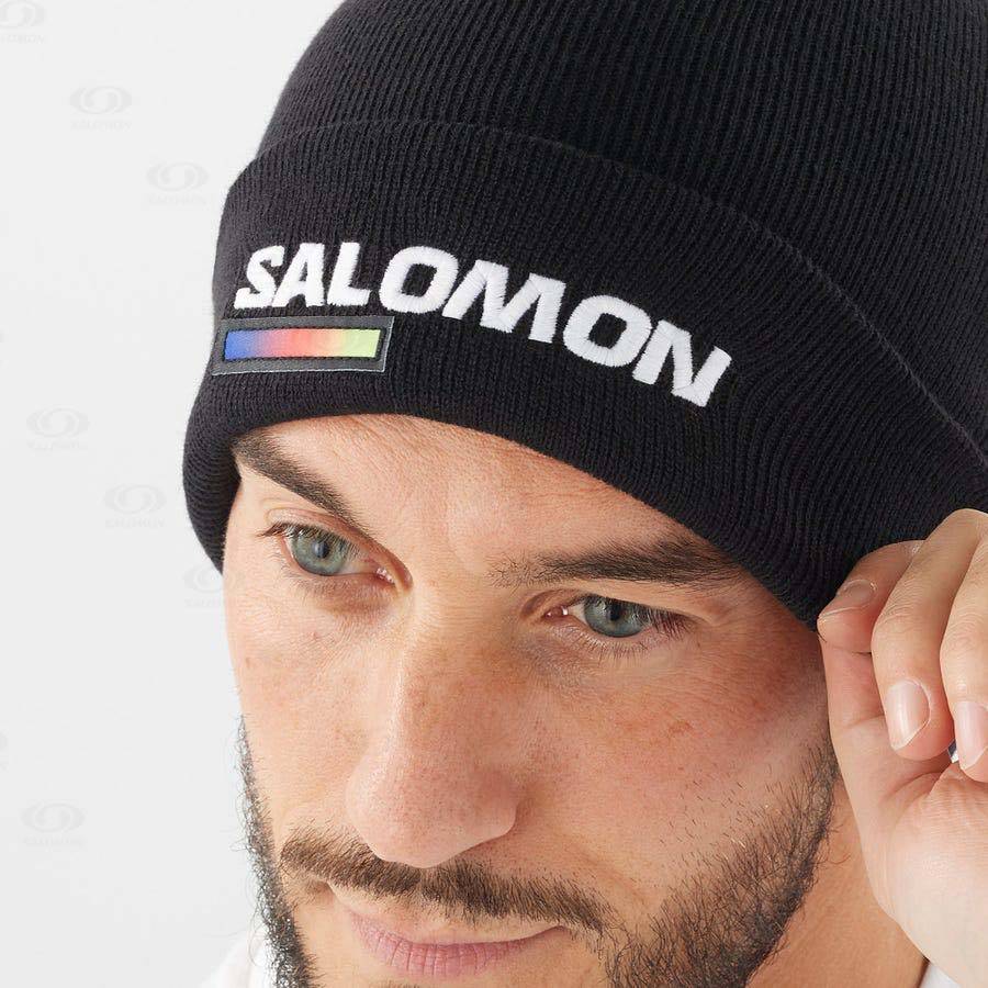 Sombreros Salomon OUTLIFE LOGO Mujer Negros | MX-O2330