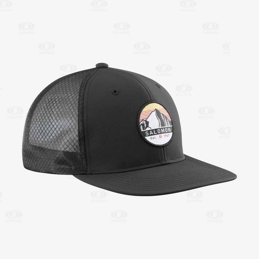 Sombreros Salomon TRUCKER Hombre Negros | MX-A1276