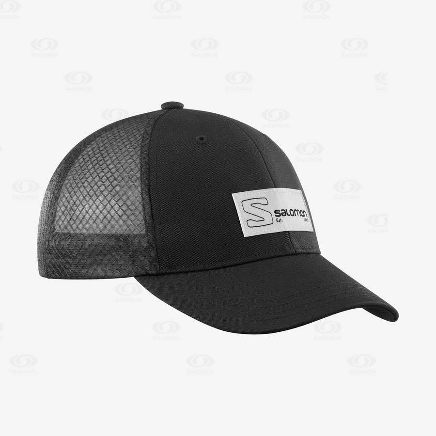 Sombreros Salomon TRUCKER Hombre Negros Negros | MX-S1730