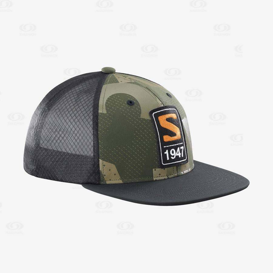 Sombreros Salomon TRUCKER Hombre Verdes | MX-L1018