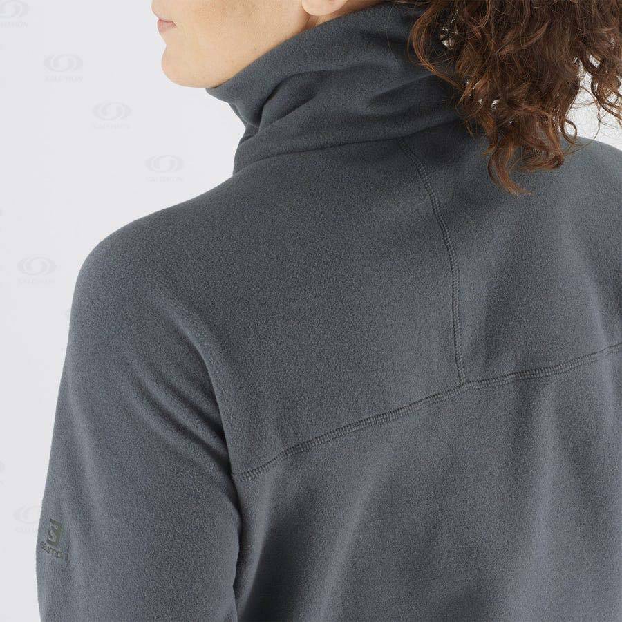 Sudadera Salomon ESSENTIAL COSY FLEECE Mujer Grises | MX-S1275