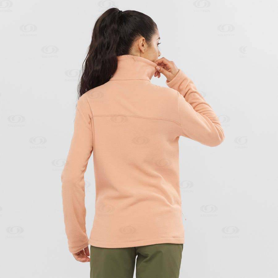 Sudadera Salomon ESSENTIAL COSY FLEECE Mujer Rosas | MX-W4100