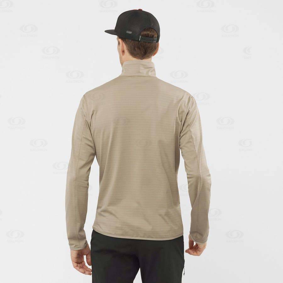 Sudadera Salomon ESSENTIAL LIGHTWARM Hombre Beige | MX-L2075