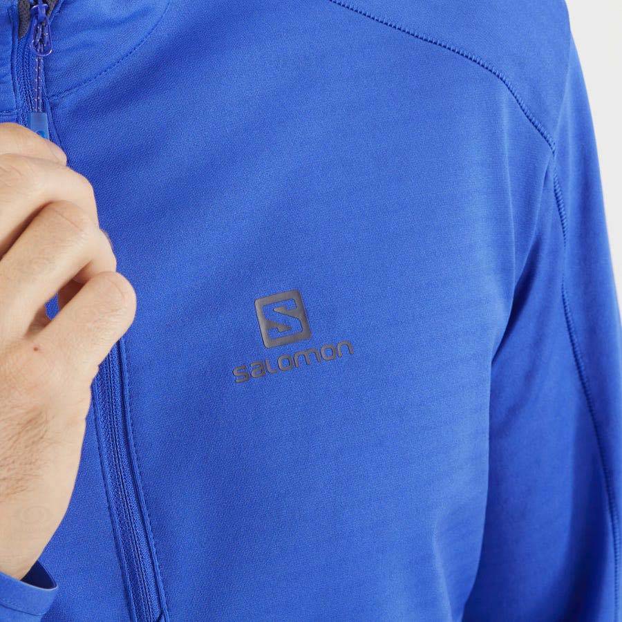 Sudadera Salomon ESSENTIAL LIGHTWARM Hombre Azules | MX-O1679