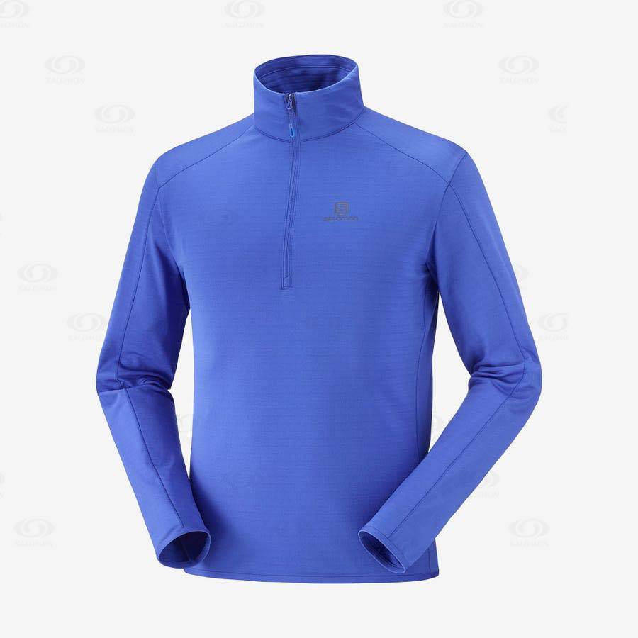 Sudadera Salomon ESSENTIAL LIGHTWARM Hombre Azules | MX-O1679