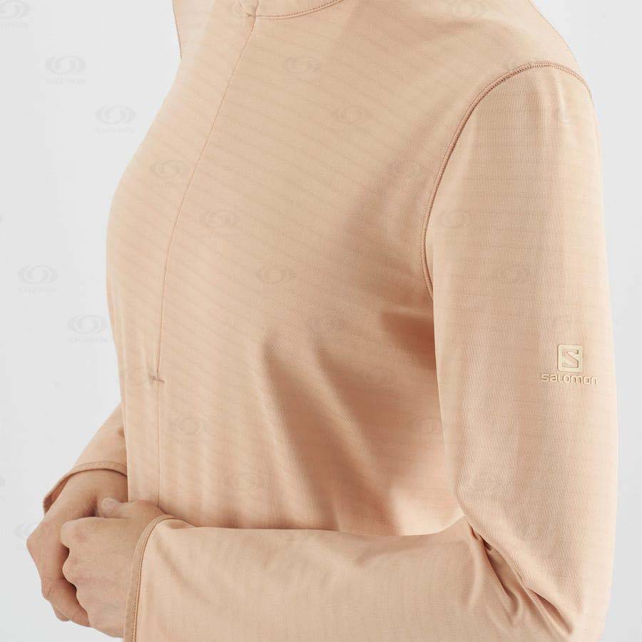 Sudadera Salomon ESSENTIAL LIGHTWARM Mujer Rosas | MX-A1787