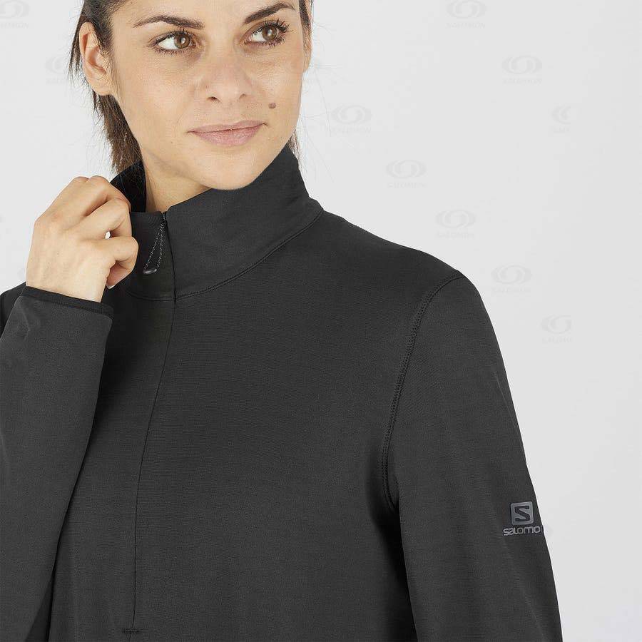 Sudadera Salomon ESSENTIAL LIGHTWARM Mujer Negros | MX-L1578