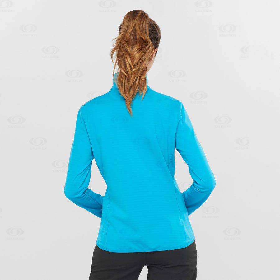 Sudadera Salomon ESSENTIAL LIGHTWARM Mujer Azules | MX-M1265