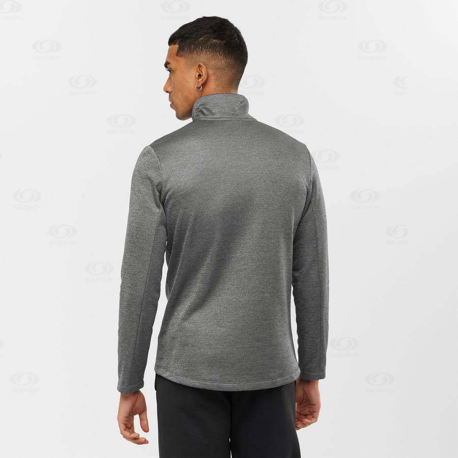 Sudadera Salomon ESSENTIAL LIGHTWARM SEAMLESS Hombre Grises | MX-A2060