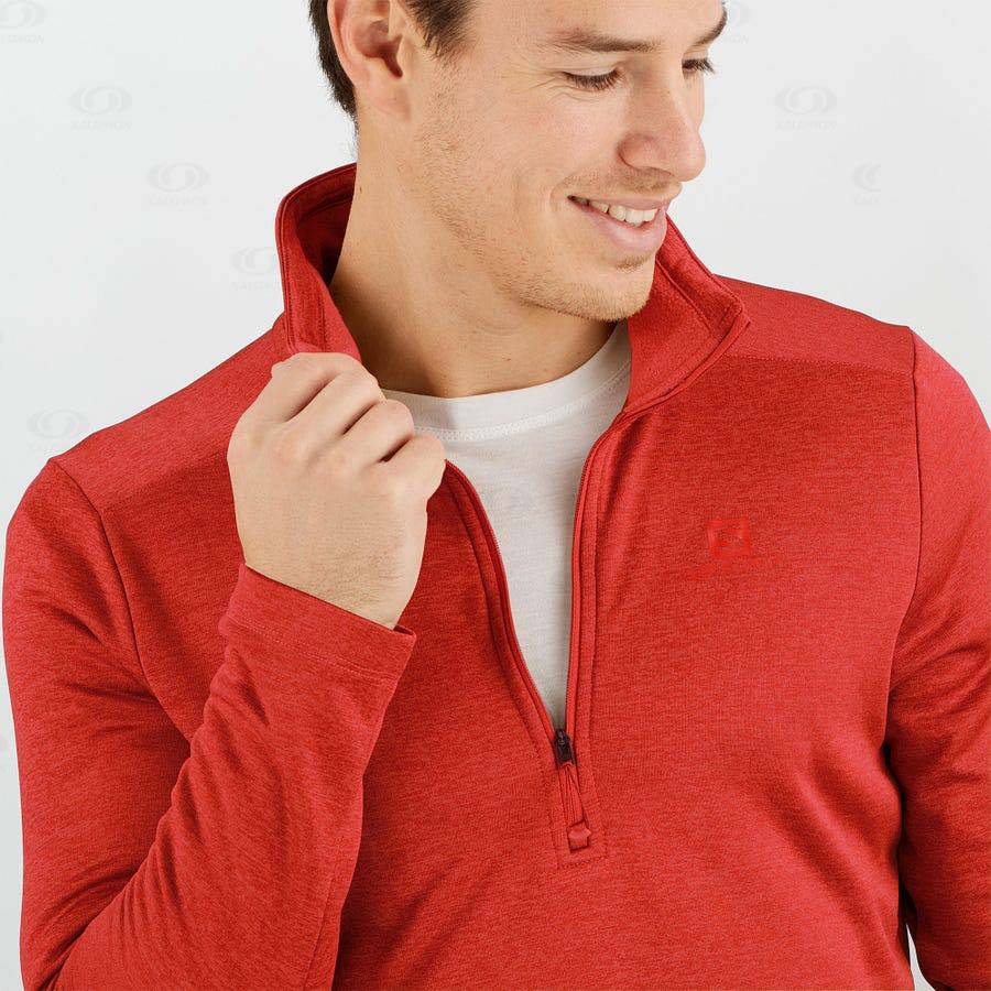 Sudadera Salomon ESSENTIAL LIGHTWARM SEAMLESS Hombre Naranjas | MX-L1375