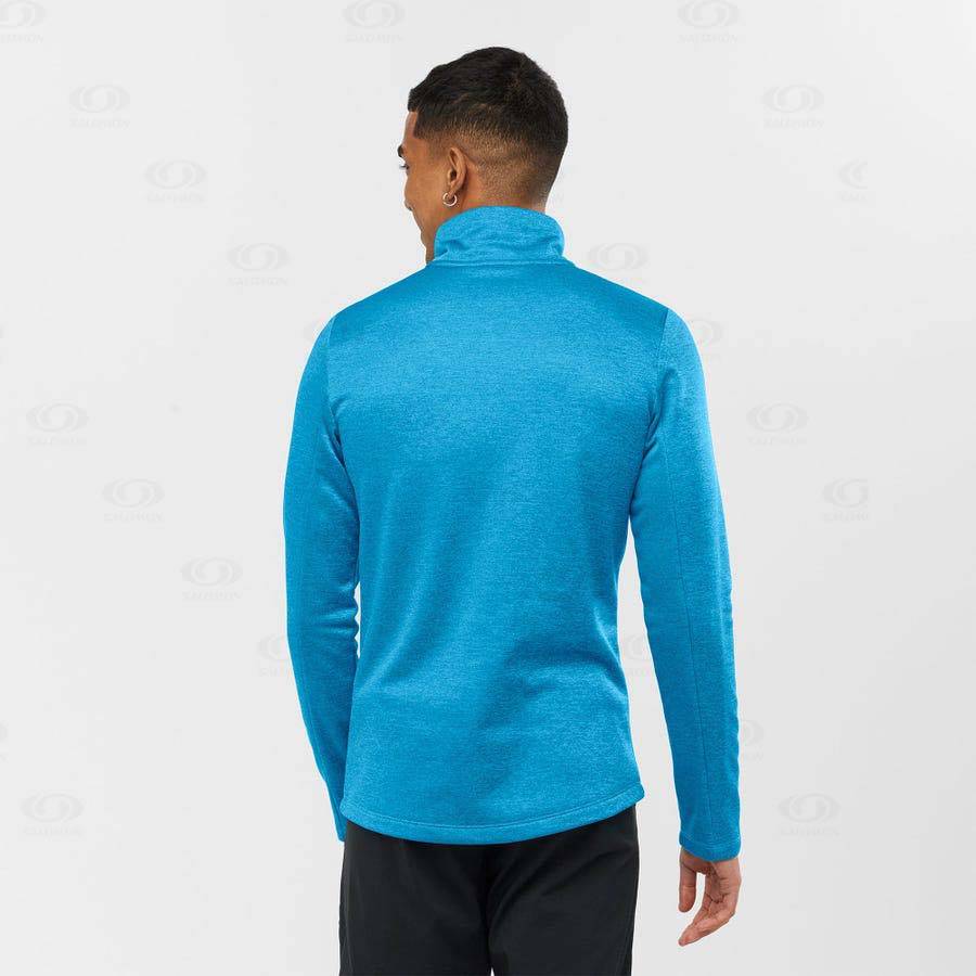 Sudadera Salomon ESSENTIAL LIGHTWARM SEAMLESS Hombre Azules | MX-O1348