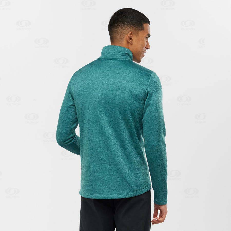 Sudadera Salomon ESSENTIAL LIGHTWARM SEAMLESS Hombre Verdes | MX-O2295