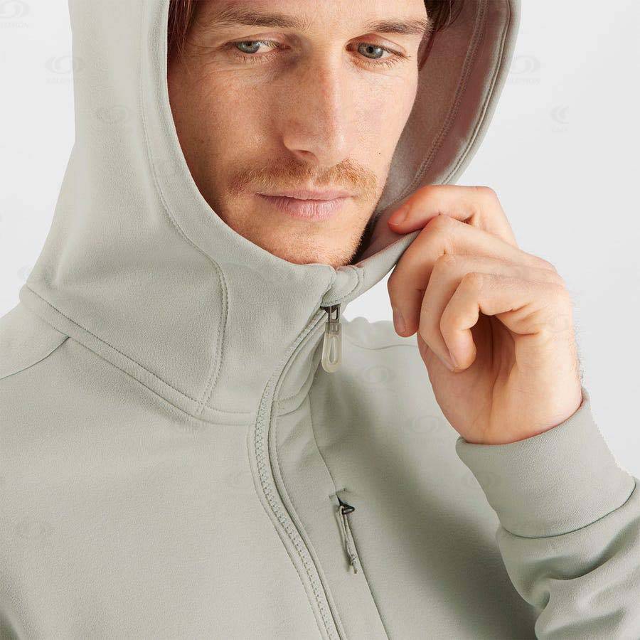 Sudadera Salomon ESSENTIAL WARM FLEECE Hombre Beige | MX-L1928