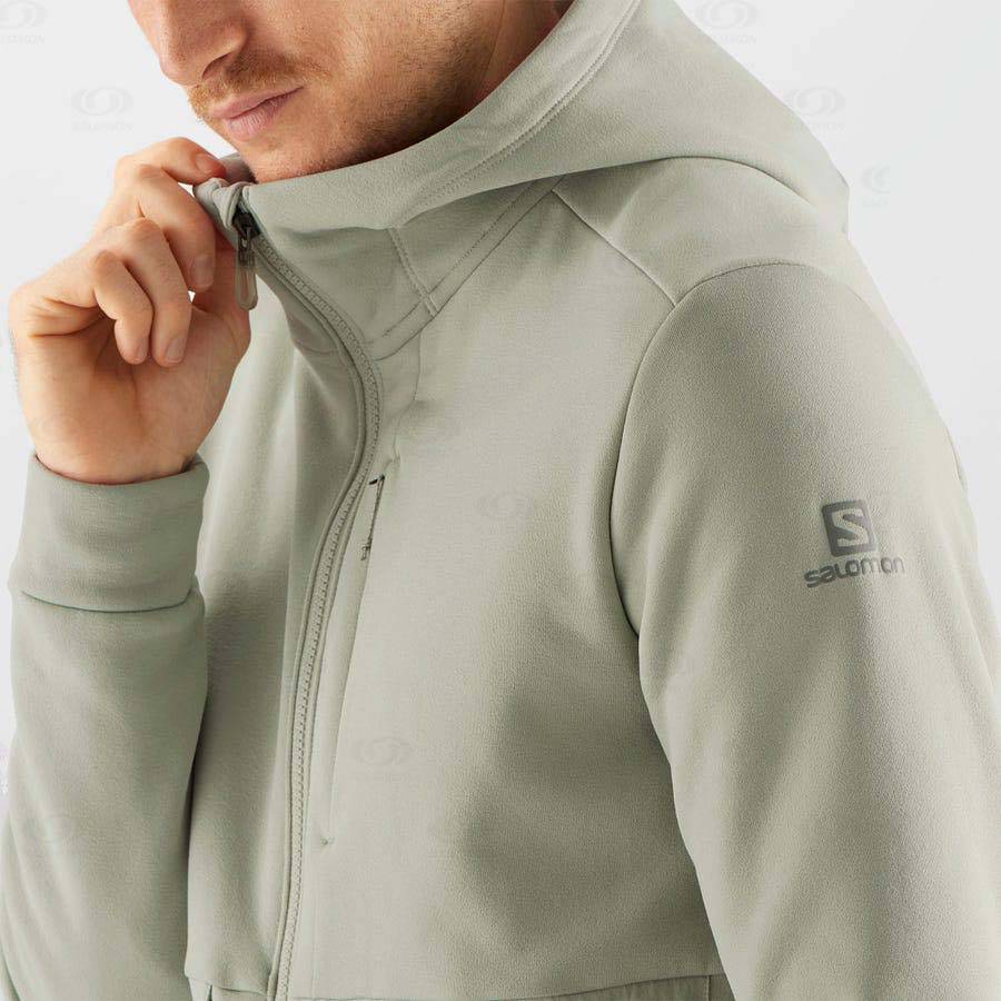 Sudadera Salomon ESSENTIAL WARM FLEECE Hombre Beige | MX-L1928