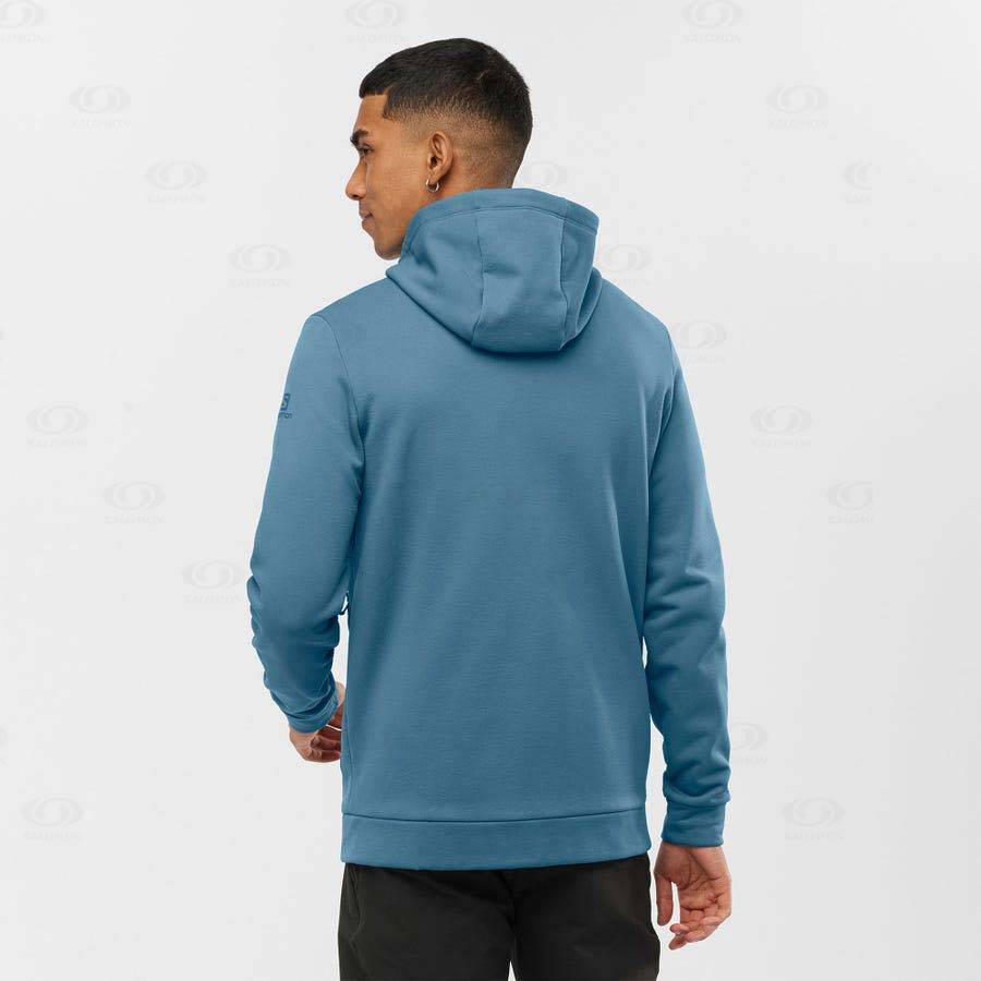 Sudadera Salomon ESSENTIAL WARM FLEECE Hombre Azules | MX-N1862