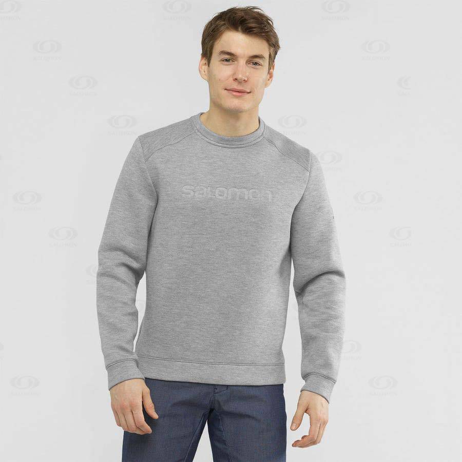 Sudadera Salomon ESSENTIAL WARM Hombre Grises | MX-S2584