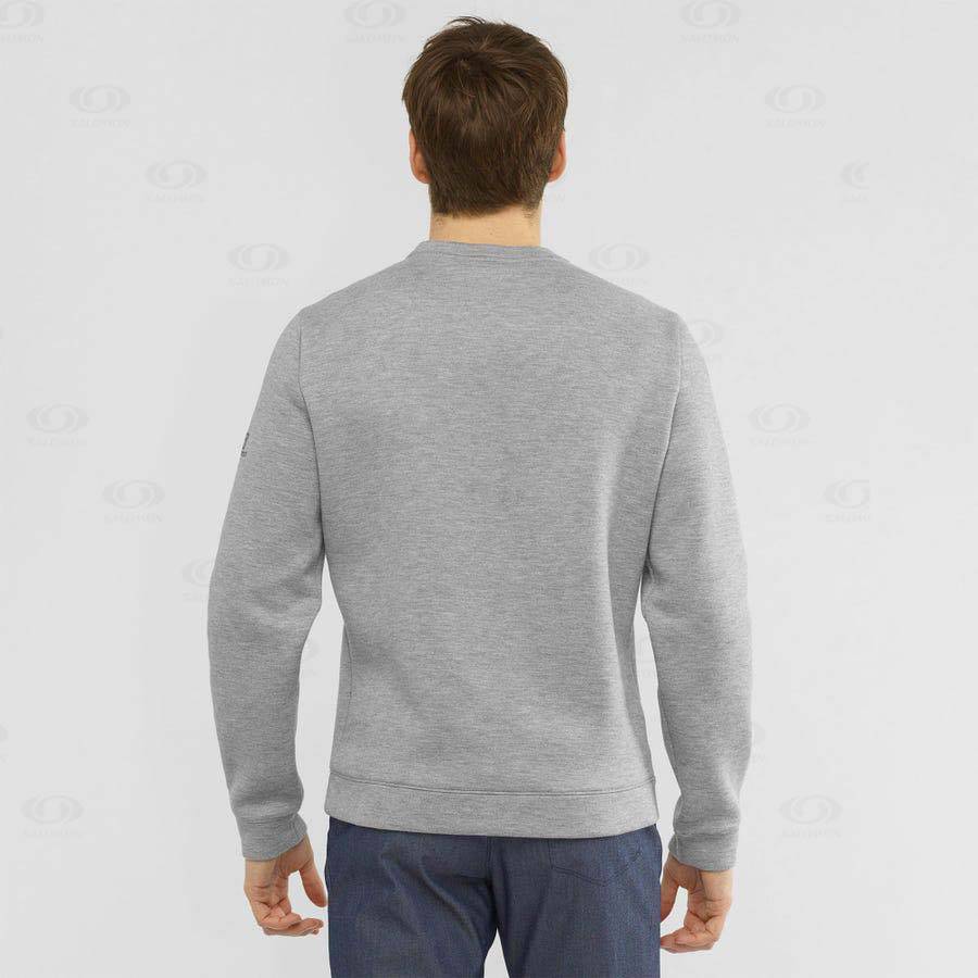 Sudadera Salomon ESSENTIAL WARM Hombre Grises | MX-S2584