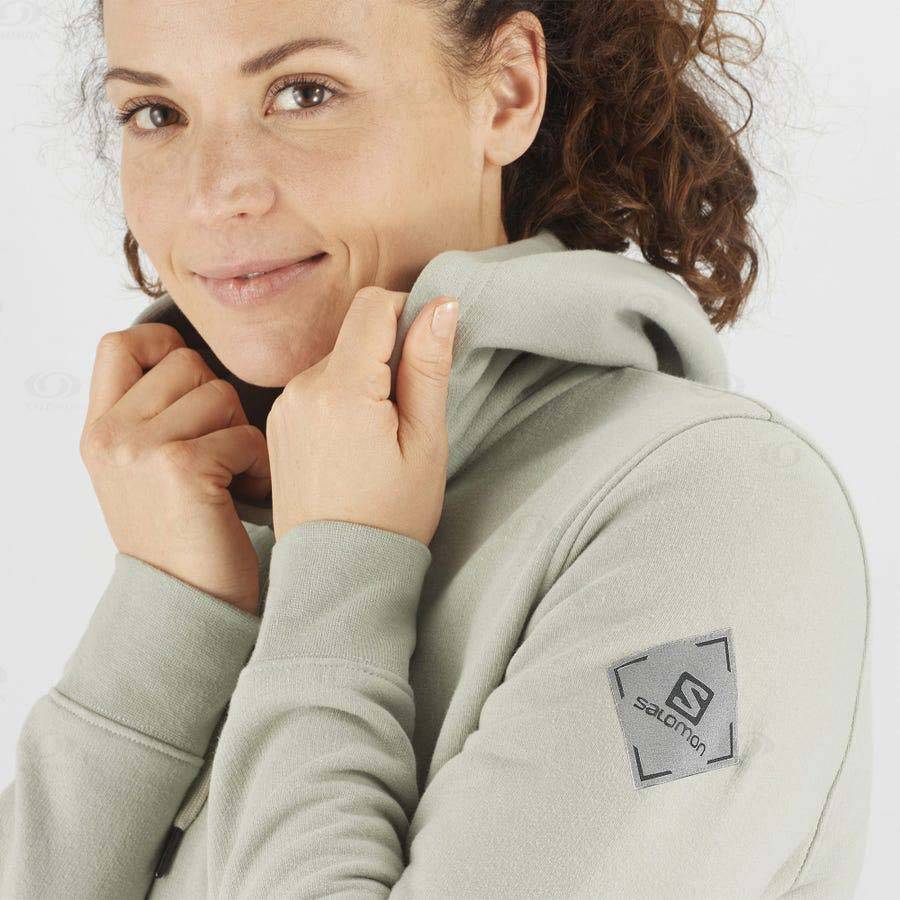 Sudadera Salomon ESSENTIAL WARM SALOMON Mujer Beige | MX-L1263