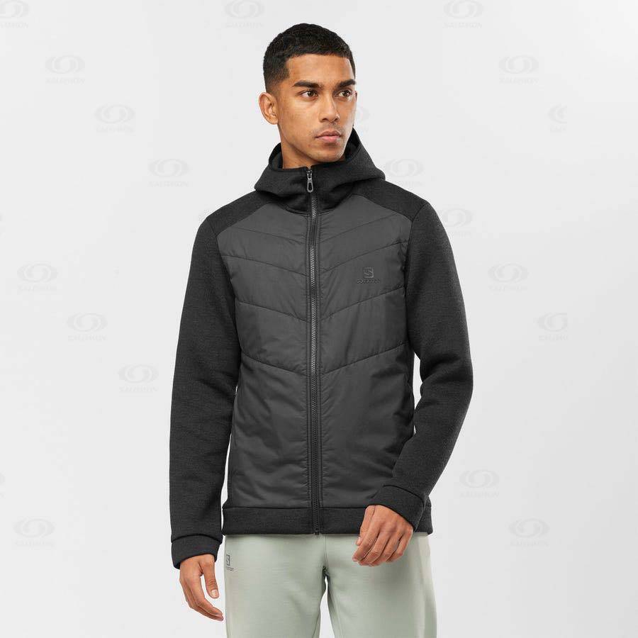 Sudadera Salomon ESSENTIAL XWARM HYBRID Hombre Grises | MX-L1599