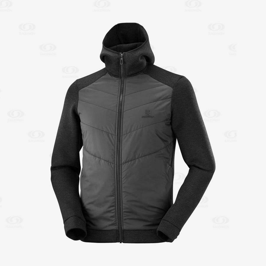 Sudadera Salomon ESSENTIAL XWARM HYBRID Hombre Grises | MX-L1599