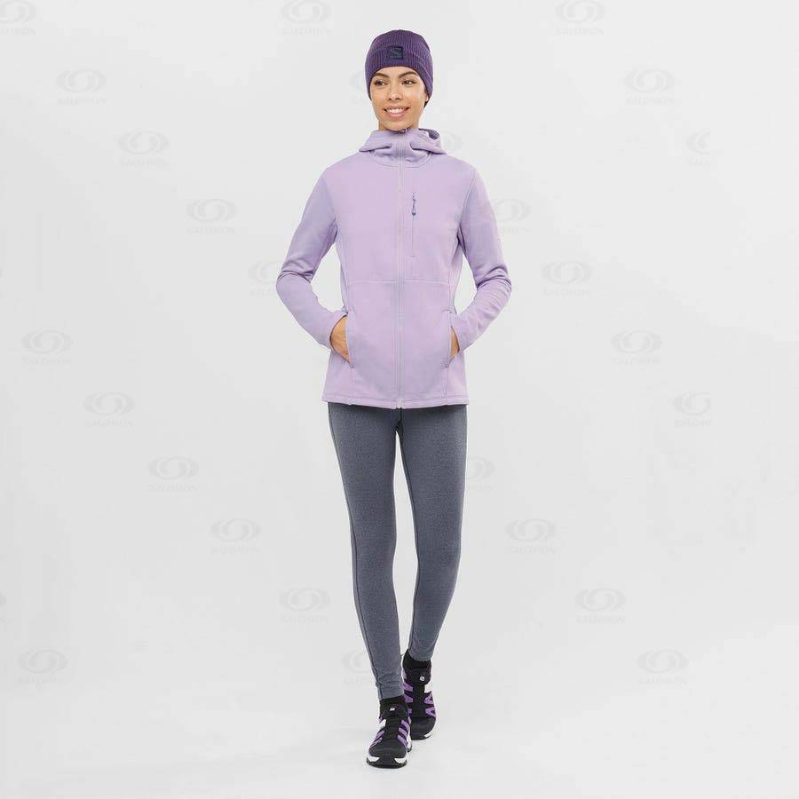 Sudadera Salomon ESSENTIAL XWARM Mujer Morados | MX-S1870