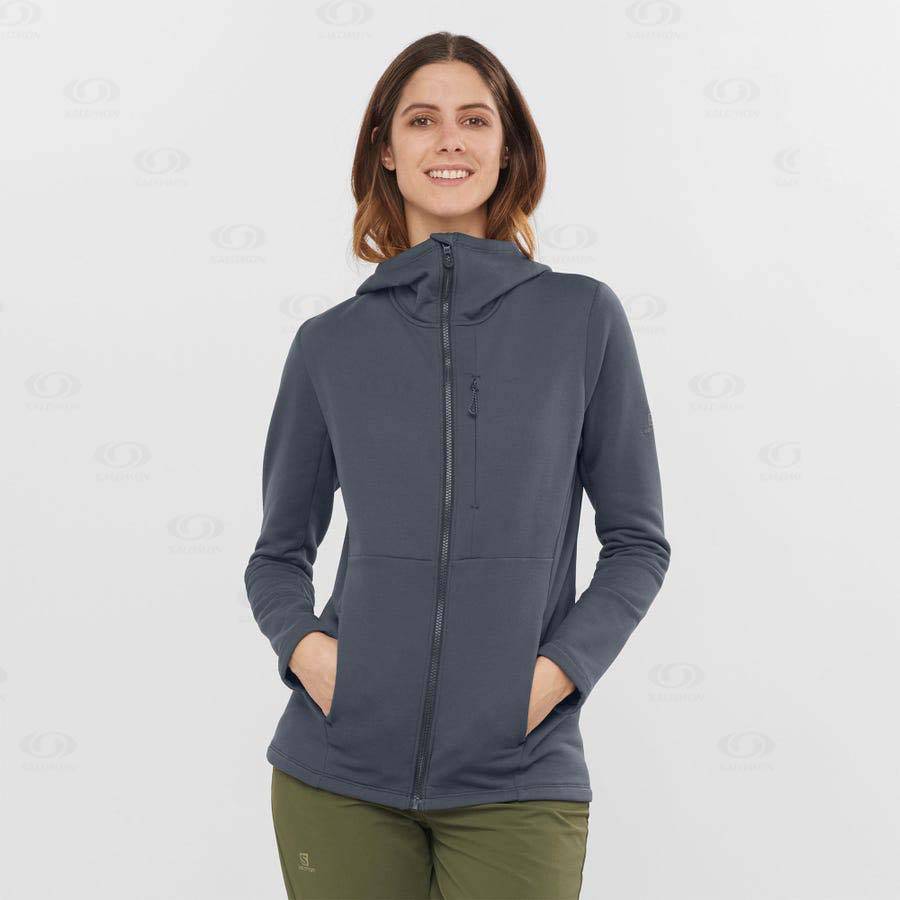 Sudadera Salomon ESSENTIAL XWARM Mujer Negros | MX-O1336