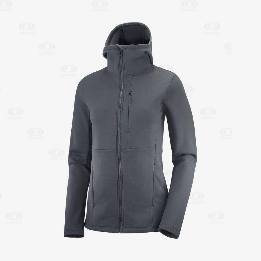 Sudadera Salomon ESSENTIAL XWARM Mujer Negros | MX-O1336