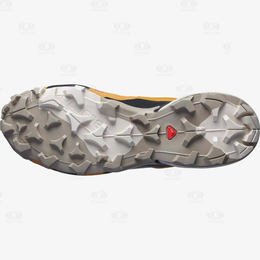 Tenis Impermeables Salomon CROSS HIKE GORE-TEX Hombre Naranjas | MX-L1585