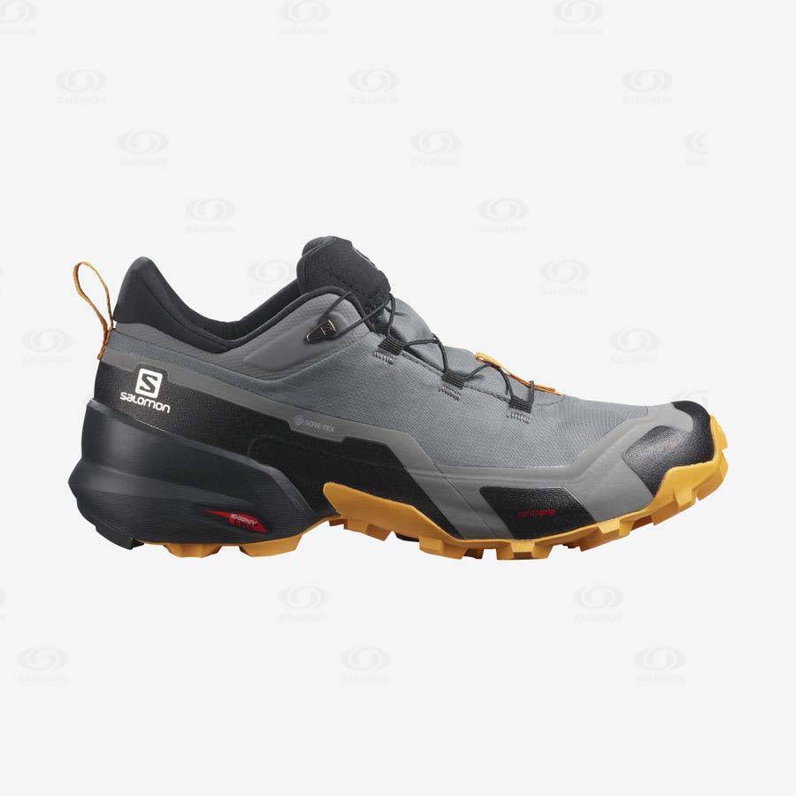 Tenis Impermeables Salomon CROSS HIKE GORE-TEX Hombre Grises | MX-W3850